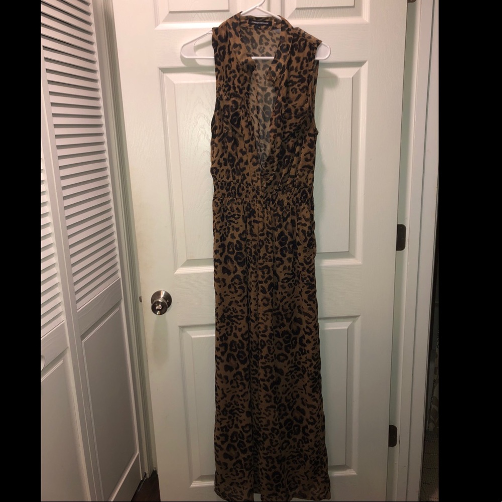 Leopard Pant Romper